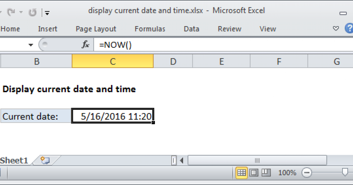 show-the-current-date-and-time-excel-printable-templates-free